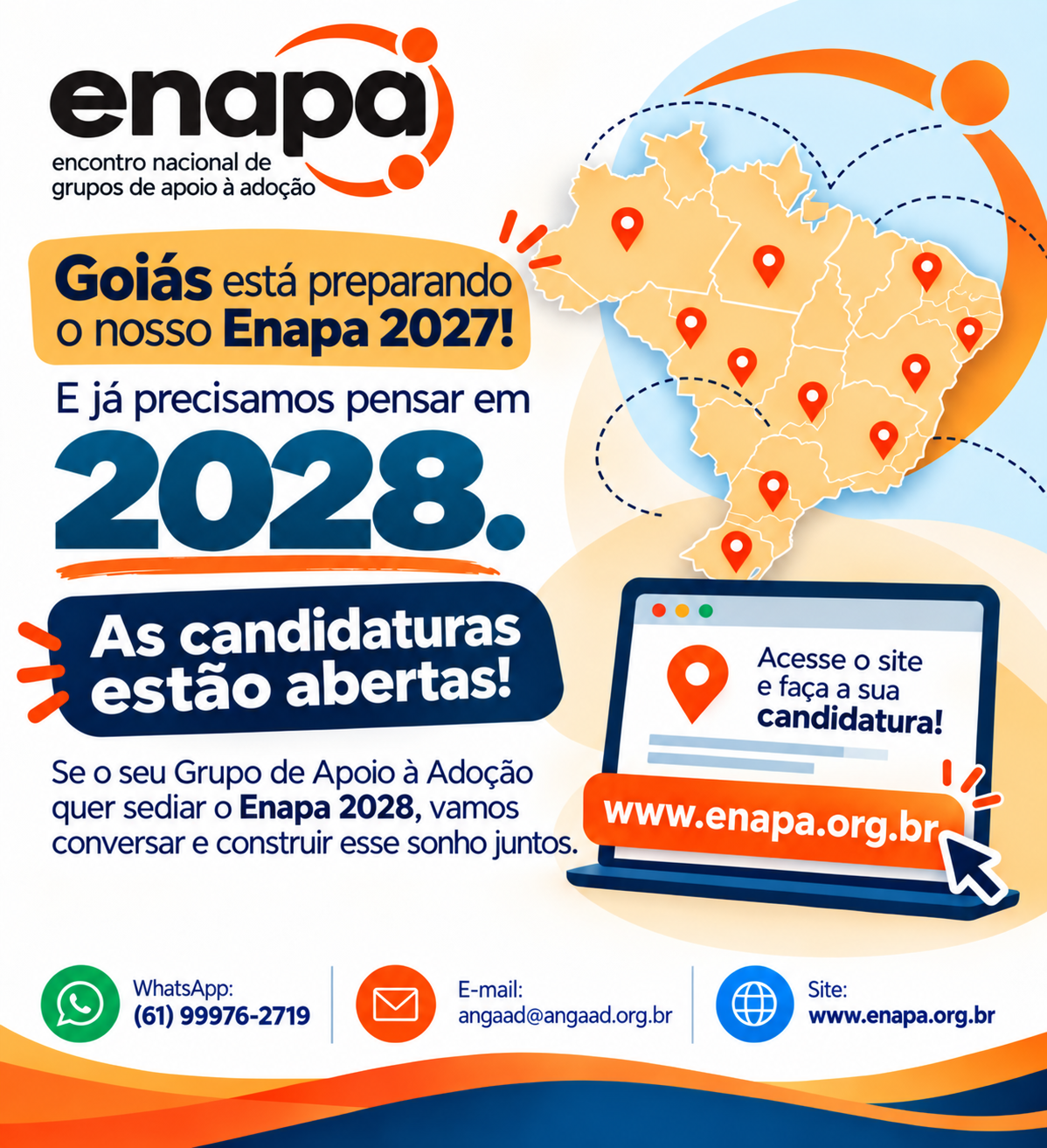 Candidaturas abertas para sediar o ENAPA 2028